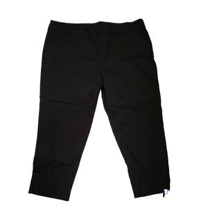 Marla Wynne Ladies Black Crop Dress Pants - Size 24WP